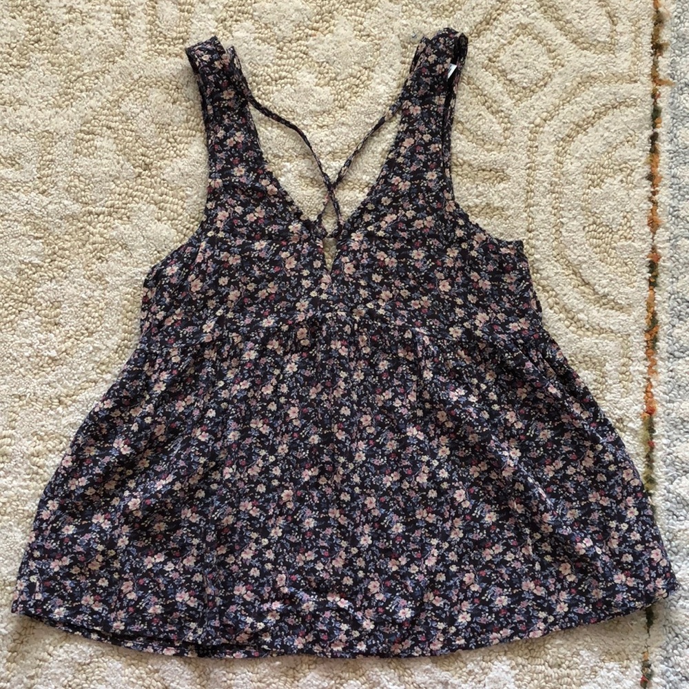 Flowy AEO crop tank